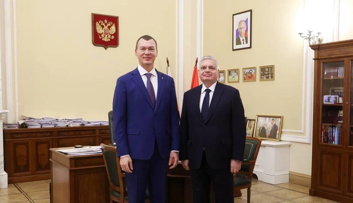 Состоялась рабочая встреча Сергея Шишкарёва и Михаила Дегтярева