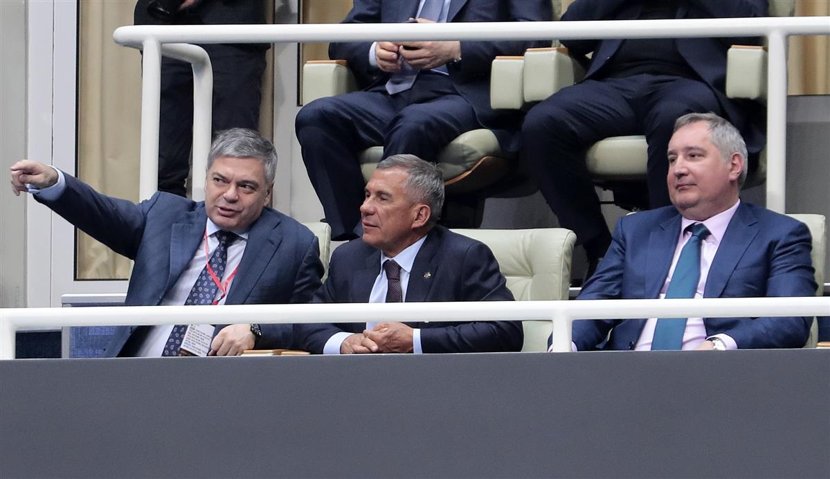 О чем договаривались Минниханов и Рогозин на гандболе