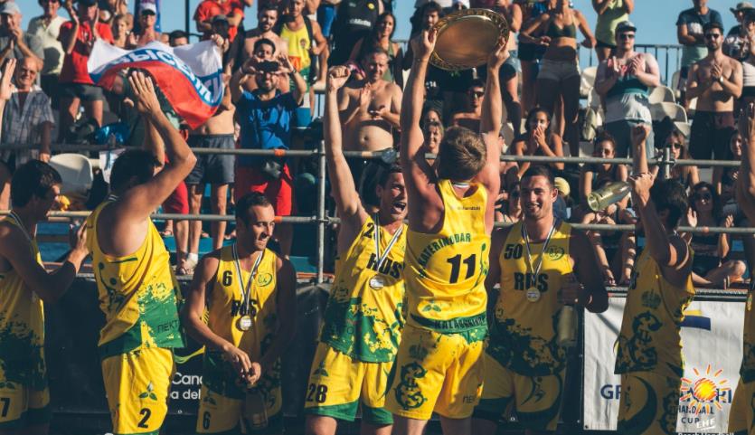 «Екатеринодар» стал победителем Кубка чемпионов по пляжному гандболу